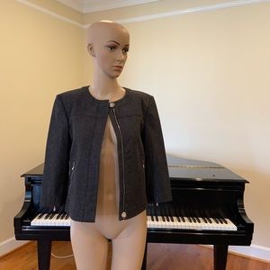 ST. JOHN NWT Authentic Rare Runway Designer Timeless Luxury Minimalist jacket